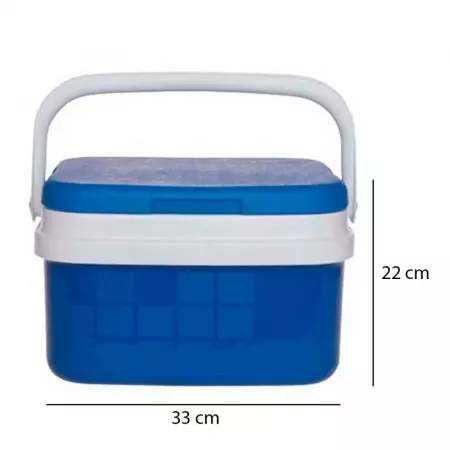 Nevera Portátil Compacta 10L Azul – Frío hasta 6h, Ideal Playa Nevera Portátil Compacta 10L Azul – Frío hasta 6h, Ideal Playa