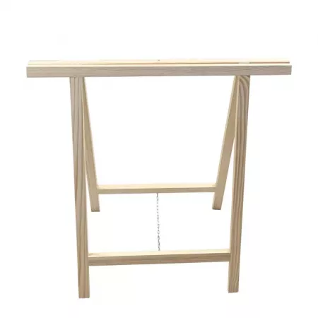 Caballete de Madera Resistente Plegable con Cadena Tope Caballete de Madera Resistente Plegable con Cadena Tope
