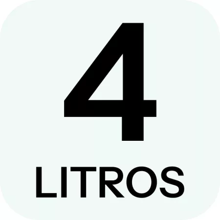 Garrafa de vidrio 4L resistente con diseño compacto y práctico Garrafa de vidrio 4L resistente con diseño compacto y práctico