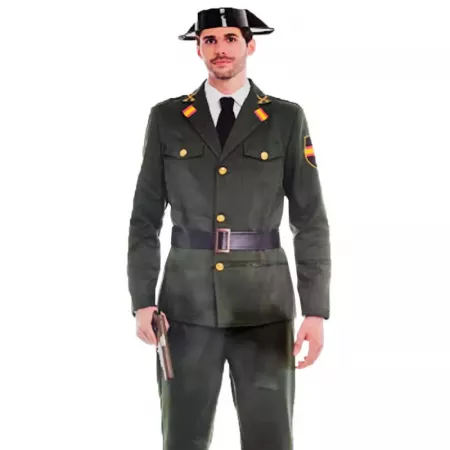 Disfraz Guardia Civil Verde Talla S para Carnaval - Compra YA Disfraz Guardia Civil Verde Talla S para Carnaval - Compra YA