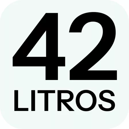 Capazo plástico 42 litros con asas cubo flexible 45x34 cm contenedor multiuso para jardín limpieza y alimentación animales color aleatorio