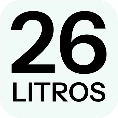 Capazo flexible 26 L con asas reforzadas, 35 cm diámetro, 30 cm alto, base 25 cm, azul/verde pistacho/blanco/coral