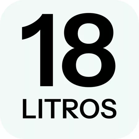 Bidón PVC 18L hermético con asas, resistente y multiusos