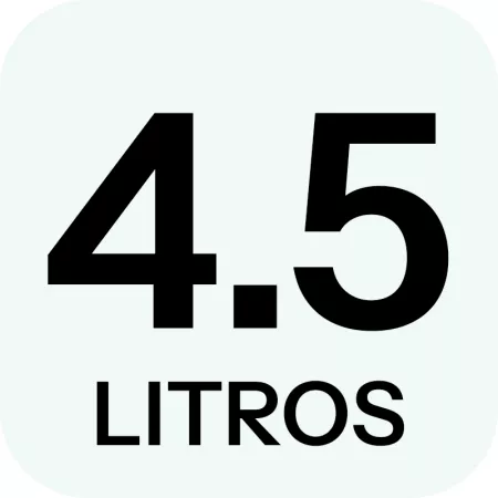 Fuente de vidrio borosilicato 4,5 L con asas, 7,5 x 40 x 26,2 cm, transparente, apta horno y microondas, lavavajillas