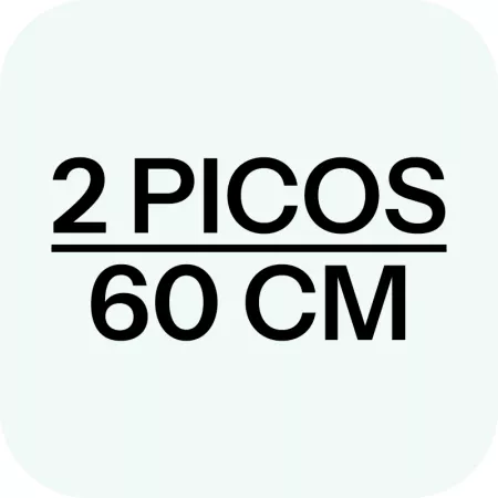 Azada con 2 púas y mango de madera 60 cm cabezal afilado forjado diseño templado ligera 343 g para jardinería agricultura