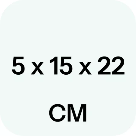 Caja Organizadora 22x15,5x6 cm con Compartimentos y Bandeja Interior