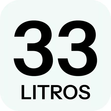 Bidón cilíndrico 33 L - PVC resistente, hermético, para alimentos y líquidos, con asas, multiusos