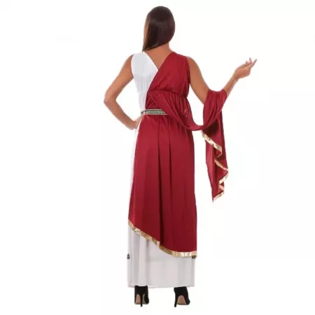 Disfraz de Romana Talla M con Mantón Rojo y Detalles Dorados Disfraz de Romana Talla M con Mantón Rojo y Detalles Dorados