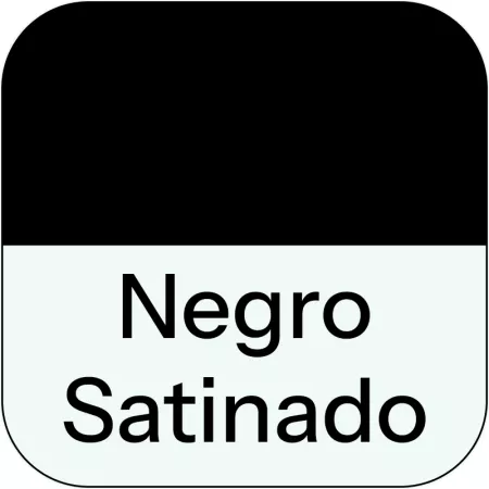 Bote de pintura en spray negro satinado 200 ml para madera metal cartón piedra y cerámica