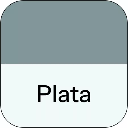 Bote de pintura en spray plata 200 ml para madera metal cartón piedra cerámica resistente y fácil de aplicar