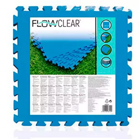 Baldosas Puzzle Piscina Azul 9 uds 50x50 cm - Cubren 2,25 m² Baldosas Puzzle Piscina Azul 9 uds 50x50 cm - Cubren 2,25 m²