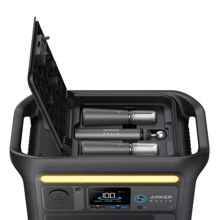 Anker SOLIX - Estación de energía portátil C800X - Batería LiFePO4 de 768Wh (240,000 mAh), 1200W (sobrecarga de 1600W), Carga completa 58min Anker SOLIX - Estación de energía portátil C800X - Batería LiFePO4 de 768Wh (240,000 mAh), 1200W (sobrecarga de 1600W), Carga completa 58min