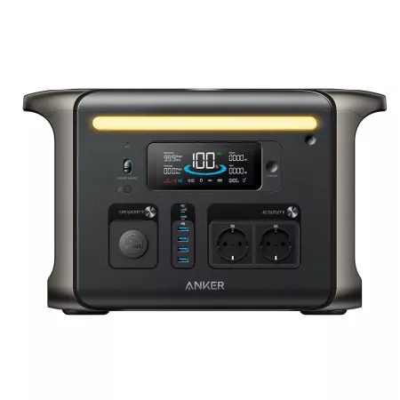 Anker SOLIX - Estación de energía portátil F1500 - Batería LiFePO4 de 1056Wh (480,000 mAh), 1800W (sobrecarga de 2400W), Carga 80% en 1,4 H Anker SOLIX - Estación de energía portátil F1500 - Batería LiFePO4 de 1056Wh (480,000 mAh), 1800W (sobrecarga de 2400W), Carga 80% en 1,4 H