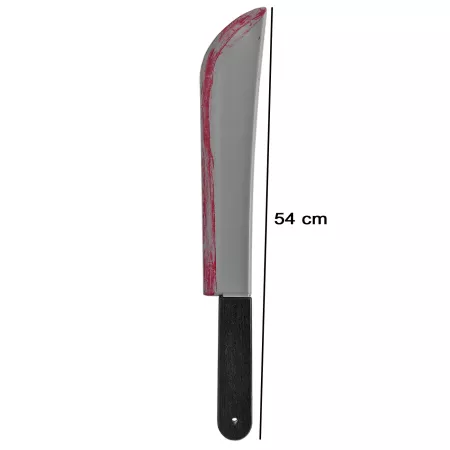 Machete Sangriento 54 cm para Disfraces de Halloween Machete Sangriento 54 cm para Disfraces de Halloween