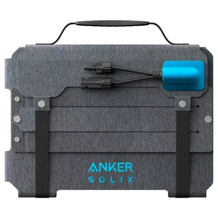 Anker SOLIX - Panel Solar Plegable PS100X - 100W - IP67 A prueba de agua y polvo - 4 ángulos ajustables