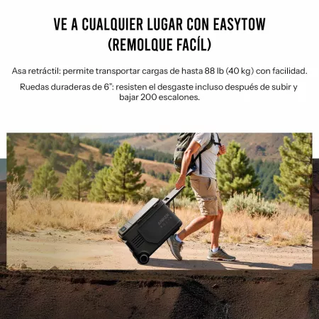 Anker SOLIX - Nevera eléctrica portátil Everfrost 2 - 23 L - Batería de 288Wh - Alimentación por CA/CC o Solar - -20 ºC a 20 ºC Anker SOLIX - Nevera eléctrica portátil Everfrost 2 - 23 L - Batería de 288Wh - Alimentación por CA/CC o Solar - -20 ºC a 20 ºC