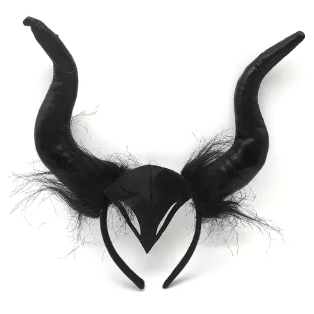 Diadema Negra de Maléfica para Halloween y Carnaval Adulto Diadema Negra de Maléfica para Halloween y Carnaval Adulto