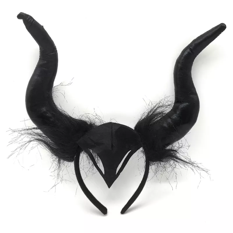 Diadema Negra de Maléfica para Halloween y Carnaval Adulto Diadema Negra de Maléfica para Halloween y Carnaval Adulto