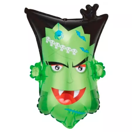 Pack 4 Globos Cabeza de Frankenstein 67 x 49 cm Hinchables Halloween Eco Pack 4 Globos Cabeza de Frankenstein 67 x 49 cm Hinchables Halloween Eco