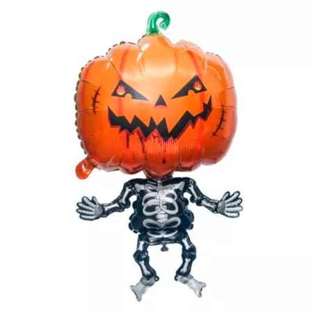 Pack 4 Globos Calabaza Esqueleto 93,8 x 54 cm Hinchables Halloween Eco Pack 4 Globos Calabaza Esqueleto 93,8 x 54 cm Hinchables Halloween Eco