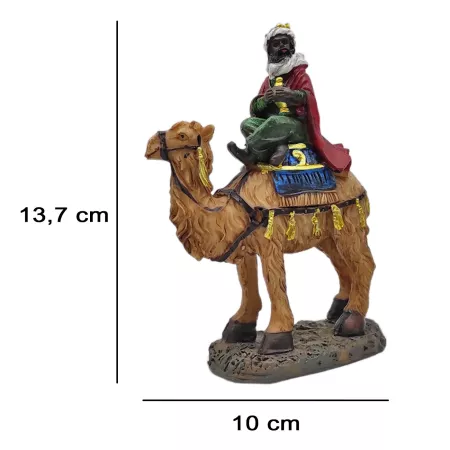 Set 3 Figuras Reyes Magos a Camello Belén Navideño Tradicional Set 3 Figuras Reyes Magos a Camello Belén Navideño Tradicional