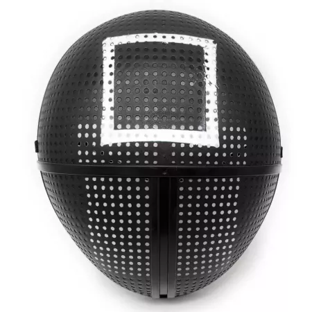 Máscara Soldado Calamar Cuadrado Unisex Negra Resistente Máscara Soldado Calamar Cuadrado Unisex Negra Resistente