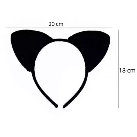 Set disfraz gato negro: cola, orejas y pajarita para adulto Set disfraz gato negro: cola, orejas y pajarita para adulto