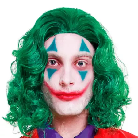 Peluca clásica payaso verde | Ideal Carnaval y Halloween Peluca clásica payaso verde | Ideal Carnaval y Halloween