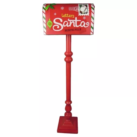Buzón Americano Navideño Rojo Letters to Santa 100 cm