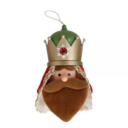 Pack de 3 colgantes de Rey Mago con luz para Decoración Navidad 15 cm