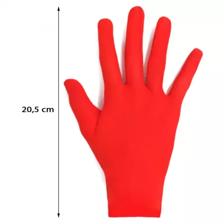 Guantes Rojos Cortos para Carnaval y Halloween - Talla Única Guantes Rojos Cortos para Carnaval y Halloween - Talla Única