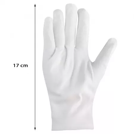Guantes cortos infantiles blancos, suaves y cómodos, talla única Guantes cortos infantiles blancos, suaves y cómodos, talla única