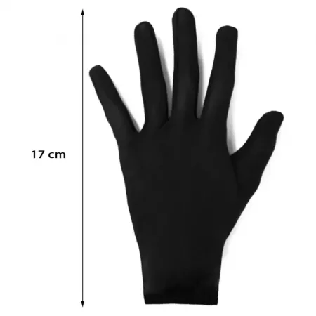 Guantes infantiles negros suaves, talla única para disfraces Guantes infantiles negros suaves, talla única para disfraces