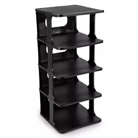 Zapatero apilable 5 Estantes 10 Pares Plástico Resistente