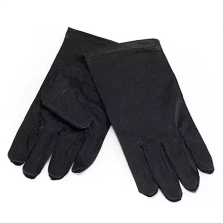Guantes infantiles negros suaves, talla única para disfraces Guantes infantiles negros suaves, talla única para disfraces