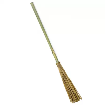 Escoba de Bruja de Madera Resistente para Halloween y Carnaval Escoba de Bruja de Madera Resistente para Halloween y Carnaval