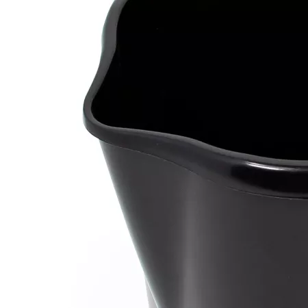 Cubo negro y azul 13,5L con Escurridor y Medidor - Hecho en España