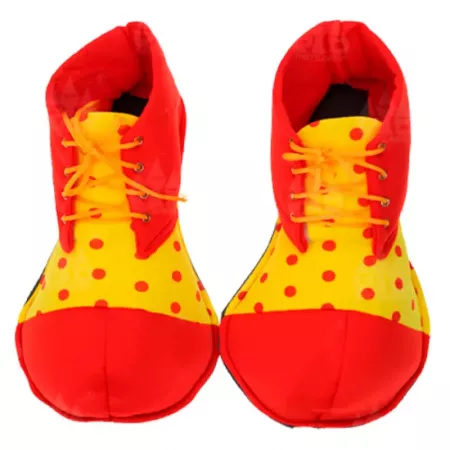 Zapatos de Payaso Clásicos con Lunares para Carnaval y Halloween Zapatos de Payaso Clásicos con Lunares para Carnaval y Halloween