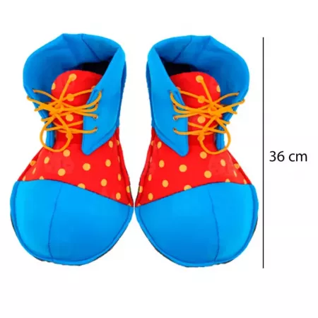 Zapatos de Payaso Clásicos con Lunares para Carnaval y Halloween Zapatos de Payaso Clásicos con Lunares para Carnaval y Halloween