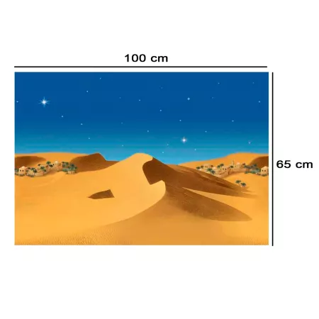 Rollo Papel Desierto Belén 100x65 cm Realista y Resistente