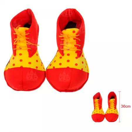 Zapatos de Payaso Clásicos con Lunares para Carnaval y Halloween Zapatos de Payaso Clásicos con Lunares para Carnaval y Halloween