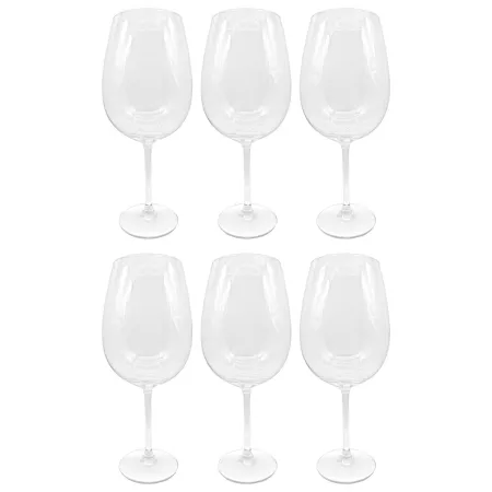 Pack 6 Copas Vino Cristal 73 cl Elegantes y Lavavajillas