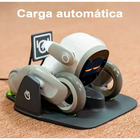 Perro electrónico interactivo inteligente con reconocimiento facial.