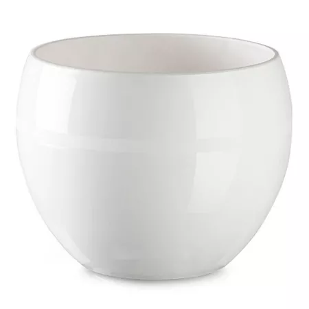 Maceta Coco Blanco Roto Ø20x15,5 cm – Elegancia Minimalista