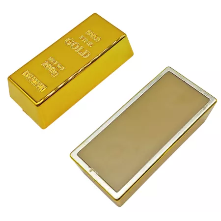 Pack de 6 Lingotes de Oro Falso de 6 cm perfectos para decoración.