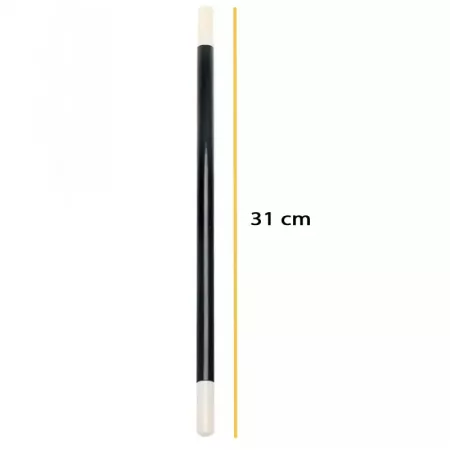 Varita de Mago Negro y Blanco 31 cm – Ideal Carnaval & Halloween Varita de Mago Negro y Blanco 31 cm – Ideal Carnaval & Halloween