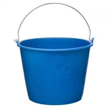 Cubo azul 6L reciclado con asa metálica, resistente y versátil Cubo azul 6L reciclado con asa metálica, resistente y versátil