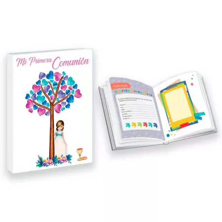 Libro Primera Comunión Niña Tapa Dura 44 Páginas Fotos
