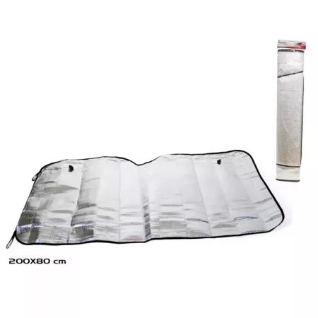 Parasol Reflectante Aluminio 200x80 y 200x75 cm - Protección UV Parasol Reflectante Aluminio 200x80 y 200x75 cm - Protección UV