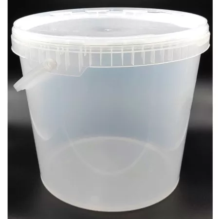 Cubo Hermético 20L Transparente con Tapa y Asa – España